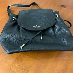 Black Kate Spade Mini Backpack